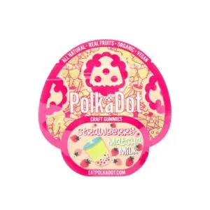 Polkadot Strawberry Matcha Milk Craft Gummies